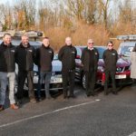 Wide angle shot of our cctv and alarm installation team