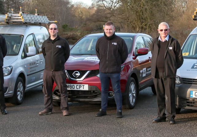 Close up shot of our cctv technicians and installation team